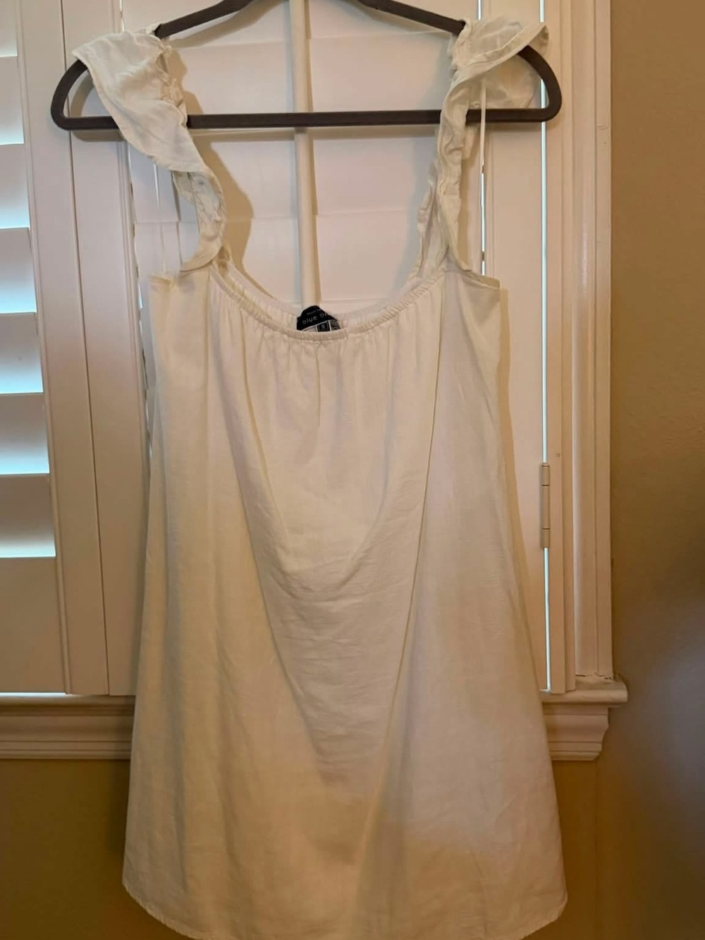 Blue Blush Cream Dress